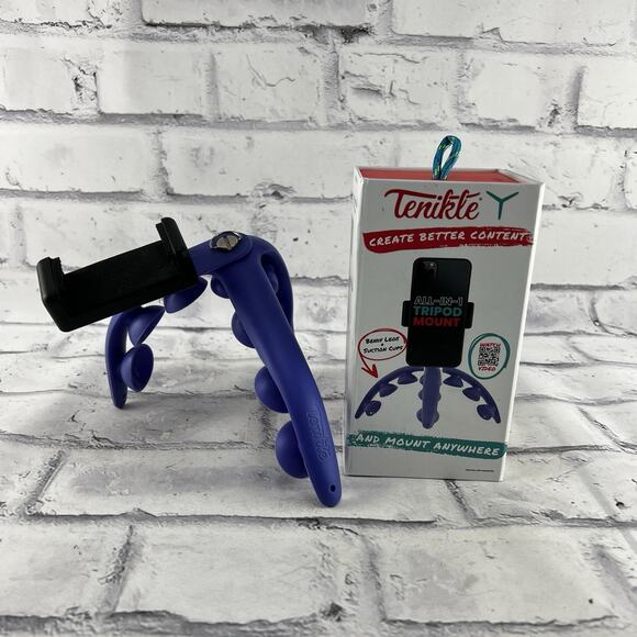Tenikle 360 Flexible Tripod Digital Orchid Bendable Suction Cup Phone Mount - Picture 1 of 10